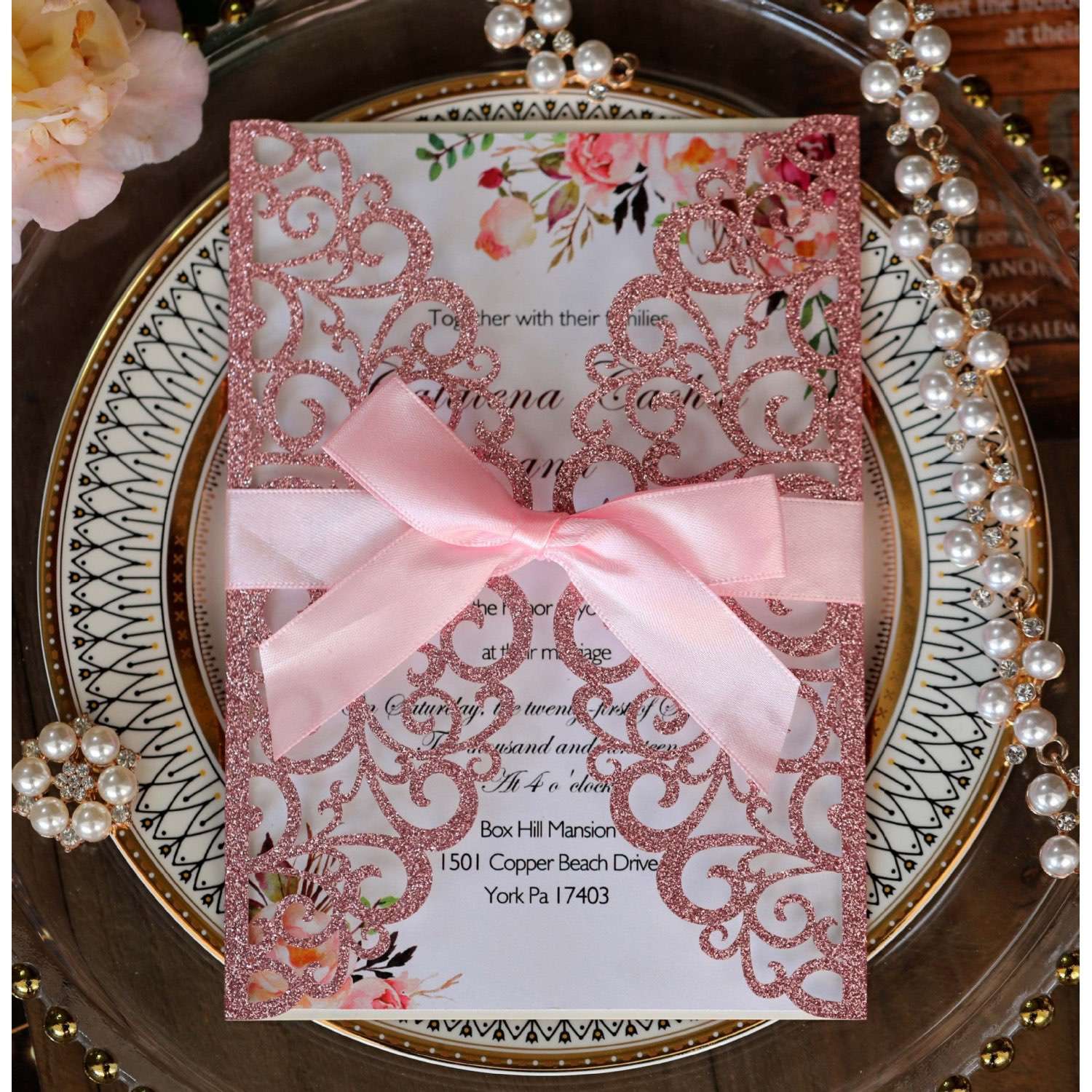 Laser Cut Wedding Invitation Card Invitation Card Wholesale